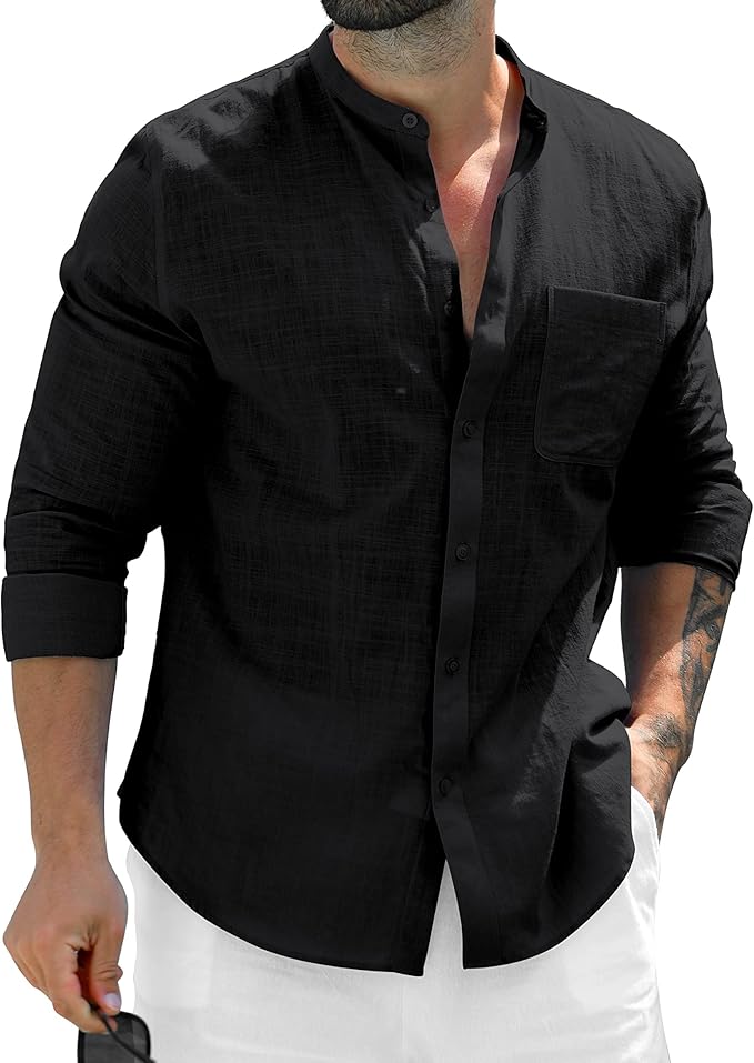 Aryan Clothing Article #7409  Casual Button-Down Shirts