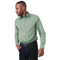 Aryan Clothing Article #7404 Men's Gingham Shirt Olive